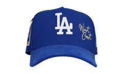 9FIFTY Los Angeles Dodgers Tokyo Series A Frame Snapback Hat "Royal Blue - Corduroy Visor" NE161