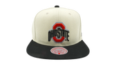 NCAA Vintage Jockey Snapback Cap "Ohio State Buckeyes - Cream" HHSS1209 OSTYYPPPCREA