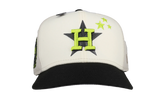 59FIFTY Houston Astros 45 Years Pinwheel Fitted Hat "Stone / Chrome" NE126