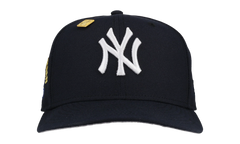 59FIFTY New York Yankees "The Captain" Fitted Hat "Navy Metallic / Grey Brim" 123451300275