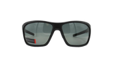 No Limits Sunglasses "Gray Polarized ANSI Z87+ - Satin Black / Black" 8630130 010108