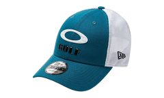 9FORTY OAKLEY x New Era Heather New Era Stripe Golf Snapback Hat "Petrol" 912145LDS 9PE