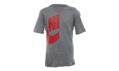 Sportswear T-shirt GS "Carbon Heather / Red" 923662 091