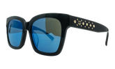 Cat Eye Sunglasses "Black/Gold" MCM621SK-008