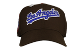59FIFTY Los Angeles Dodgers 1984 Olympic Script Fitted Hat "Walnut" NE139