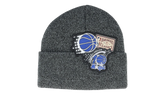 NBA Hardwood Classics XL Logo Patch Knit Beanie "Orlando Magic - Black" HCFK4341 OMAYYPPPBLCK