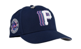 59FIFTY Pittsburgh Pirates Trippy Three Golden Decades Fitted Hat "Navy Metallic" NE356