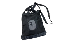 A Bathing Ape 'Ape Head' Mesh Bag "Black" RA 1002