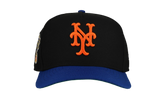 9FIFTY New York Mets 1964 World Series A Frame Snapback Hat "Black / Royal Blue" NE178
