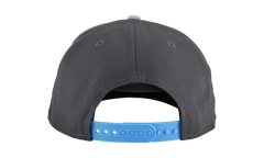 9FIFTY Los Angeles Dodgers A Frame Snapback Hat "Graphite / Ice Blue" NE155