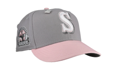 59FIFTY Seattle Mariners 30th Anniversary Fitted Hat "Gray / Pink" NE374