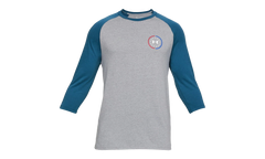 Freedom United Utility Tee "Steel Light Heather / Petrol Blue" 1330080 035