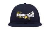 Floral Logo Adjustable Cap "New Era - Navy" DT570
