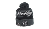 Brooklyn Nets Cuffed Knit Pom Beanie "Black / Grey" 60267468