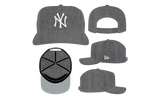 9TWENTY New York Yankees Snapback Hat "Graphite Nylon" NE285