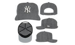9TWENTY New York Yankees Snapback Hat "Graphite Nylon" NE285