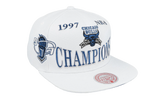 NBA Hardwood Classics 97 Champ Flipside Snapback Cap "Chicago Bulls - White" HS8712 CBUWHIT
