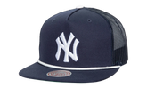 MLB Roper Trucker Cap "New York Yankees - Navy" HT8222 NYYNAVY