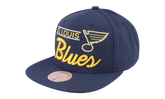 NHL Retro Lock Up Snapback Cap "St. Louis Blues - Blue" 6HSSLD21213 SLUBLUE