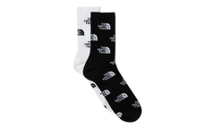 Everyday Crew Socks Logo (2 Pairs) "TNF Black / TNF White" NF0A8BRBKY4