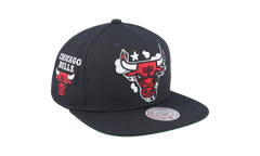 NBA Gshadow Snapback Cap "Chicago Bulls - Black" HS8608 CBUBLCK