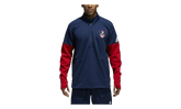 USA Volleyball Jacket 1/4 Zip Jacket "Collegiate Navy / Power Red" CF1418