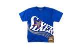 NBA Big Face Short Sleeve Tee "Philadelphia 76ers - Royal" SSTEBW19070 P76ROYA