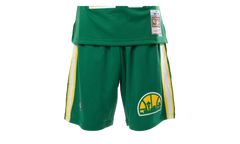 NBA Swingman Road Shorts "1994-95 Seattle SuperSonics - Dark Green" SMSHGS18252 SSUDKGN94