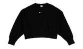 NSW Phoenix Fleece Oversized Crew Sweatshirt WMNS "Black / Sail" DQ5761 010