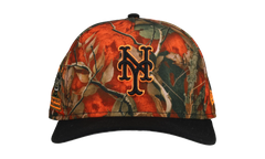 9FIFTY New York Mets 30th Anniversary A Frame Snapback Hat "Leaves / Orange" NE204