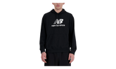 Sport Essentials Fleece Logo Hoodie "Black / White" MT41505BK