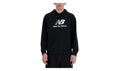 Sport Essentials Fleece Logo Hoodie "Black / White" MT41505BK