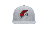 NBA Team Heather 2.0 Snapback Cap "Portland Trail Blazers - Grey Heather" HHSS3272 PTBYYPPPGYHT