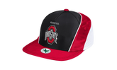 NCAA Freethrow Snapback Cap "Ohio State Buckeyes - Black / Red" HHSS1097 OSTYYPPPBKRD