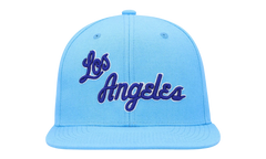 NBA Hardwood Classics Team Ground 2.0 Fitted Cap "Los Angeles Lakers - Blue" HHSF3259 LALYYPPPBLUE
