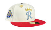 59FIFTY Kansas City Royals 50th Anniversary Fitted Hat "Cream / Red" NE475