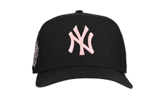 9FIFTY New York Yankees 1999 World Series A Frame Snapback Hat "Black / Pink - Visor" NE259