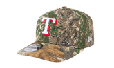 9FIFTY Texas Rangers A Frame Snapback Hat "Real Tree" NE398