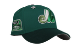 59FIFTY Montreal Expos Olympic Stadium Metallic Fitted Hat "Green" NE418