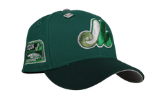 59FIFTY Montreal Expos Olympic Stadium Metallic Fitted Hat "Green" NE418