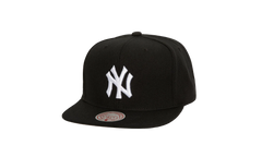 MLB Evergreen Black White Snapback Cap "New York Yankees - Black" HS8544 NYYBLCK