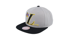 NBA Top Letter Snapback Cap "Los Angeles Lakers - Grey" HHSS6582 LALYYPPPGREY