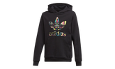 Logo Pattern Hoodie GS "Black" EJ5595