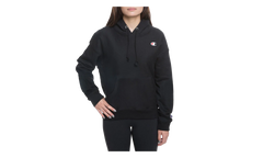 Reverse Weave C Logo Regular Fit Pullover Hoodie WMNS "Black" GF757 003