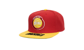 NBA Hardwood Classics Logo Bill Snapback Cap "Houston Rockets - Red / Yellow" HHSS4528 HROYYPPPRDYW