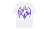 Bat Logo Tee "White / Purple" OSTG WARWARR L77N