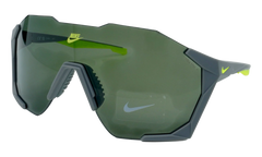 Charged Shield Sunglasses "Matte Smoke Grey / Green" IB3518X 084