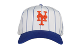 9FIFTY New York Mets Pinwheel A Frame Snapback Hat "White / Royal Blue" NE210