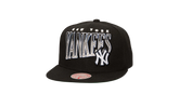 MLB Line Work Snapback Cap "New York Yankees - Black" HS8527 NYYBLCK