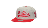 MLB Tailsweep 2.0 Melton Snapback Cap "Philadelphia Phillies - Grey" HHSS7435 PPHYYPPPGREY
